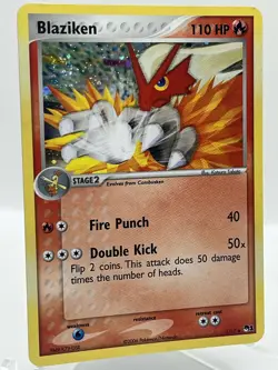 Blaziken 1/17 Pop Series 1 Holo Rare Promo 2006 Vintage Pokemon TCG Card - Image 2