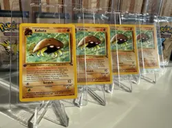 (4) 1999 POKEMON FOSSIL 1ST EDITION KABUTO 50/62 | FOUR CARDS | PACK FRESH - Image 1