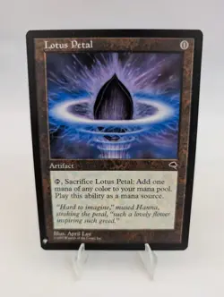 Lotus Petal Tempest MTG Lightly Played / Near Mint (LP) Magic Artifact - Image 1