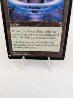 Lotus Petal Tempest MTG Lightly Played / Near Mint (LP) Magic Artifact - Image 4