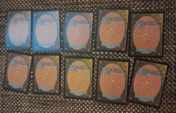 10x Foil Lord of the Rings Tales of Middle Earth Full Art Land Set Magic MTG - Image 3