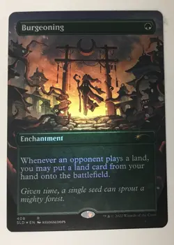 Burgeoning (Borderless) Secret Lair Drop Foil - Image 1