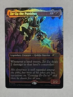 Foil, Zo-Zu the Punisher - MTG Secret Lair Encyclopedia. Magic the Gathering - Image 1