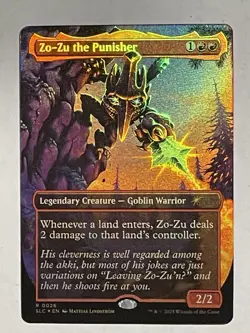 Foil, Zo-Zu the Punisher - MTG Secret Lair Encyclopedia. Magic the Gathering - Image 4