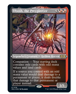 Obosh, the Preypiercer (Foil Etched) March of the Machine MTG - Image 1