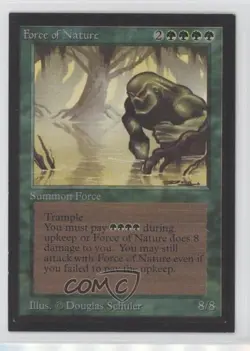 Force of Nature Magic: Collectors' Edition Non-Playable Gold Backs #FONA 1993 - Image 1