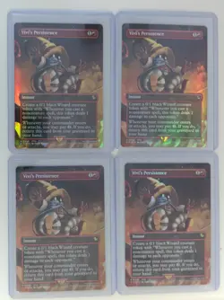 MTG Vivi's Persistence (Borderless) [FINAL FANTASY Commander] Foil NM X4! - Image 1