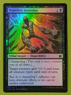 FOIL Nameless Inversion x1 Modern Masters 2015 1x Magic the Gathering MTG - Image 1