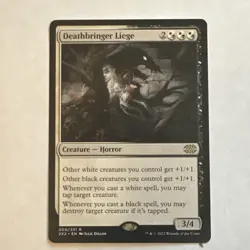 Deathbringer Liege x1 Double Masters NM Condition see front and back pics. - Image 1