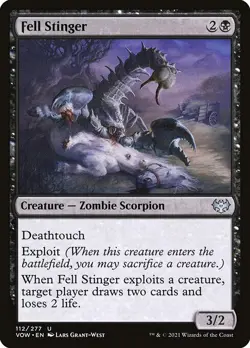 [MTG] Fell Stinger (112) (VOW) LP-HP - Image 1