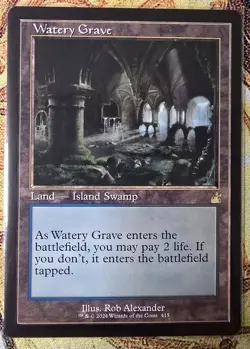 Watery Grave (Retro Frame) Ravnica Remastered Regular,MTG, NM+ - Image 1
