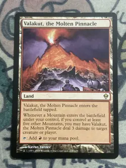 MTG Valakut, the Molten Pinnacle Zendikar 229/249 Regular Rare Magic - Image 1