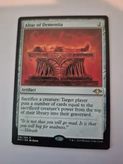 1x MTG Modern Horizons Alter of Dementia Rare 218 NM x1 - Image 1