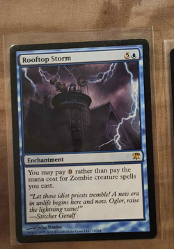 Magic the Gathering - Innistrad Rooftop Storm - Image 1