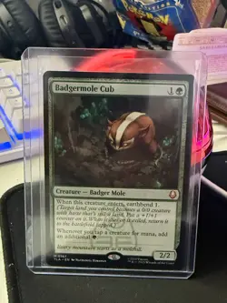 Magic The Gathering - Badgermole Cub Foil Avatar The Last Airbender - Image 1