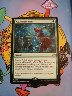 Arachnogenesis NM Commander: Duskmourn: House of Horror 169 MTG Regular - Image 2