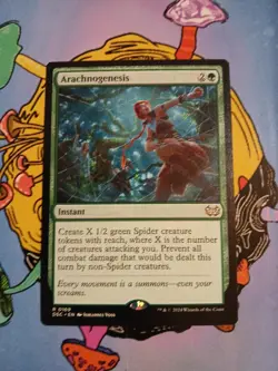 Arachnogenesis NM Commander: Duskmourn: House of Horror 169 MTG Regular - Image 3