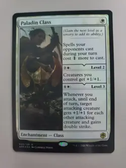 MTG Paladin Class Adventures in the Forgotten Realms Foil Rare - Image 1