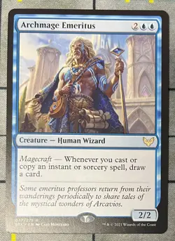 ARCHMAGE EMERITUS 037 Strixhaven School of Mages MTG Magic the Gathering - Image 1