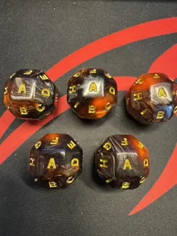 MTG: Secret Lair Encyclopedia Of Magic Countdown Kit Die x5 - Image 1