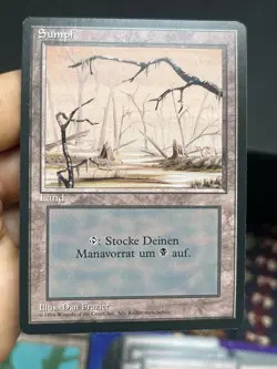 5x German Fbb Swamp • Unplayed / Mostly Clean • Basic Land • Mtg - Image 3