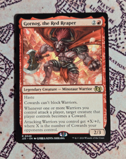 MTG Gornog, the Red Reaper Anime Showcase Foundations Jumpstart NM - Image 1