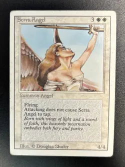 Serra Angel Unlimited 2ED Magic The Gathering - Played - Image 1
