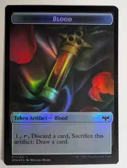 MTG - Blood/Slug Token - VOW - Foil - 017/006 - Image 1