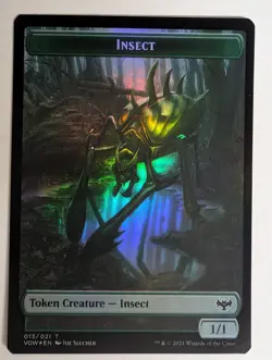 MTG - Insect/Slug Token - VOW - Foil - 013/006 - Image 1