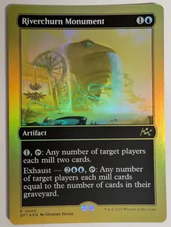 MTG - Riverchurn Monument - DFT - R - First Place Foil - 440 - Image 1