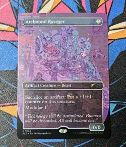 Arcbound Ravager NM Galaxy Foil MTG Deathburger Secret Lair Unplayed Magic - Image 1
