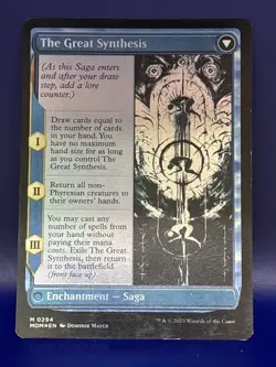 MTG Magic the Gathering - Jin-Gitaxias The Great Synthesis FOIL LP MOM (294) - Image 2