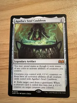 Agatha's Soul Cauldron Wilds of Eldraine, MTG Magic the Gathering - Image 1