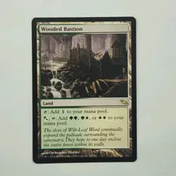 Magic the gathering Wooded Bastion Shadowmoor - Image 1