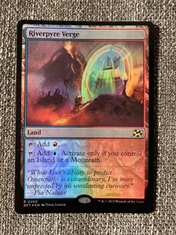Riverpyre Verge Aetherdrift #260 Rare Foil MtG NM - Image 1