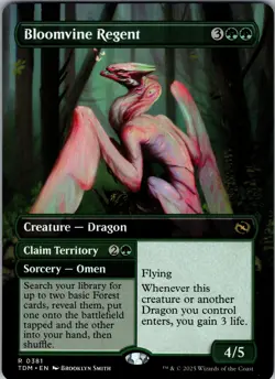 Bloomvine Regent (Borderless) Tarkir: Dragonstorm NM Normal - Image 1