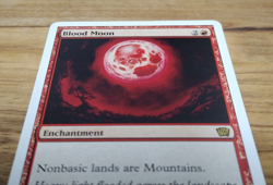Blood Moon - MTG Magic the Gathering Rare 9th edition Moderate Play - Image 2