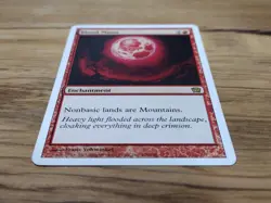 Blood Moon - MTG Magic the Gathering Rare 9th edition Moderate Play - Image 3