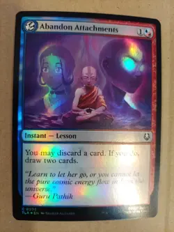 Abandon Attachments Avatar: The Last Airbender Foil - Image 1