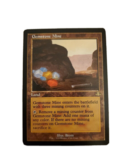 1x Gemstone Mine Retro Frame Dominaria Remastered MTG Magic the Gathering NM - Image 1