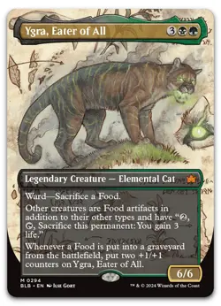 Ygra, Eater of All (Borderless) #294 (NM) Bloomburrow BLB Magic MTG - Image 1