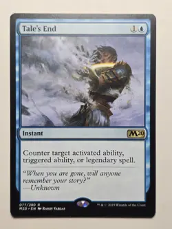 Tale's End (M20-077) Core Set 2020 mtg magic NM+ rare instant Near Mint tales 💧 - Image 1