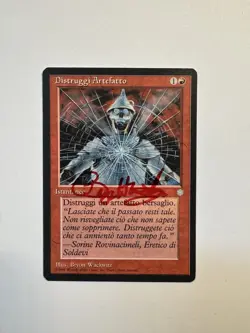 SIGNED MTG Bryon Wackwitz Artist Proof - Shatter (Ice Age, Italian) - Image 3