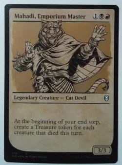 Mahadi, Emporium Master *Showcase FOIL* Magic MtG x1 CLB Baldur's Gate - Image 1
