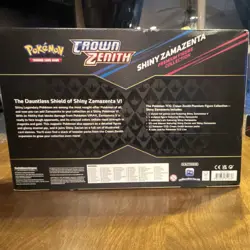 Pokemon Crown Zenith Zamazenta Shiny Figure Collection Box English Promo Booster - Image 2