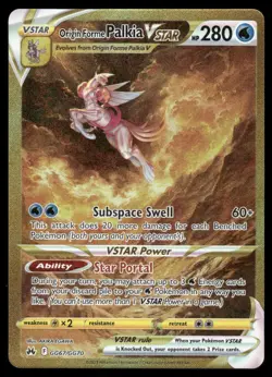 Pokemon Cards Origin Forme Palkia VSTAR GG67/GG70 Crown Zenith Galarian Holo NM - Image 1