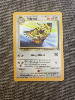 Pokemon TCG Pidgeot Jungle 8/64 Holo Unlimited Holo Rare - Image 1