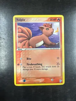 VULPIX 7/12 EX TRAINER KIT 2 MINUN POKEMON MP - Image 1