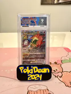 Pokemon Charizard VSTAR SWSH262 Black Star Promo Ace Grading 9 - Image 1