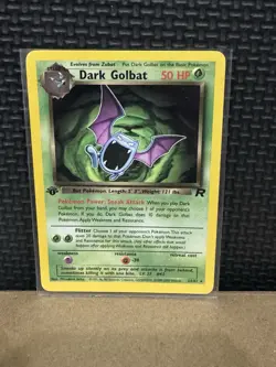 2000 Pokemon Team Rocket - 1st Edition - Dark Golbat 24/82 - Ungraded - Image 1
